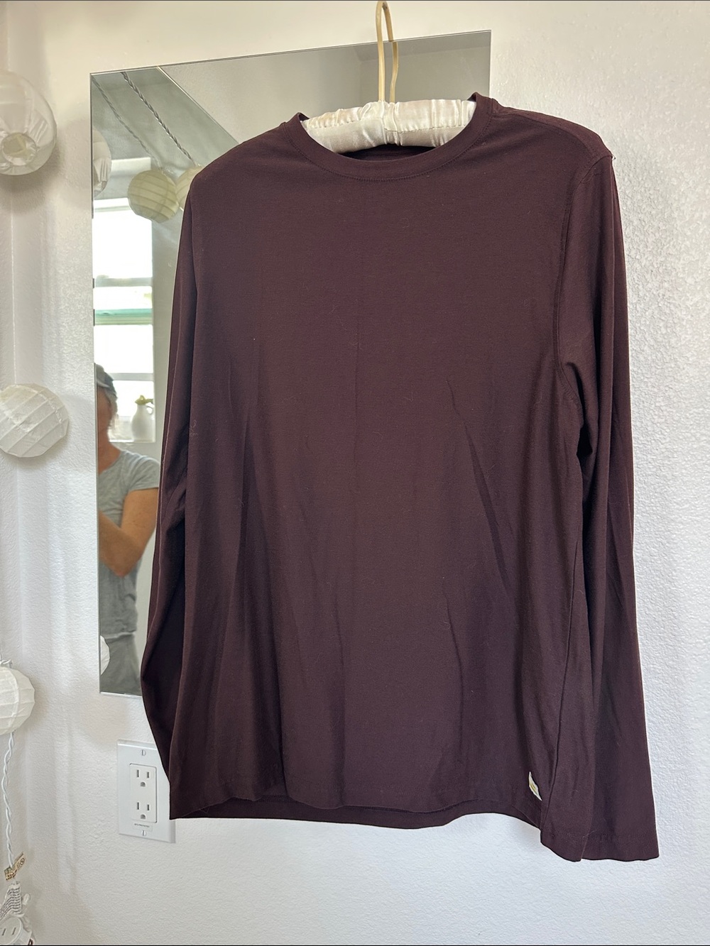 Vuori Plum Long Sleeve Tee